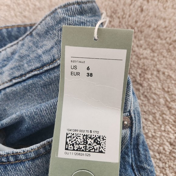 H &M LOOSE FIT DENIM JEANS - Picture 2 of 3